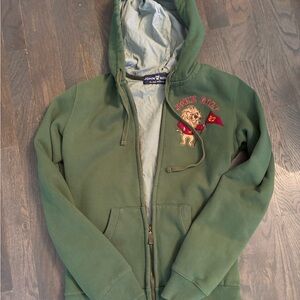 Vintage Zip Hoodie John Golf by John Aahfield Classic Preppy